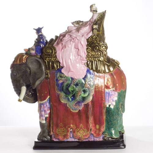368 - A ROYAL DOULTON PRESTIGE FIGURAL GROUP OF ‘PRINCESS BADOURA’ 
designed by H. Tittensor, Harry E. Sta... 