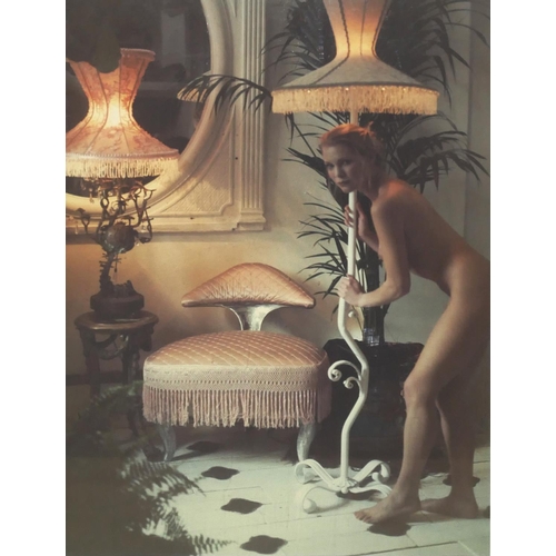 53 - AMANDA ELIASCH, A PAIR OF ORIGINAL COLOUR PHOTOGRAPHS
Interior scenes, nude females, perspex boxed f... 