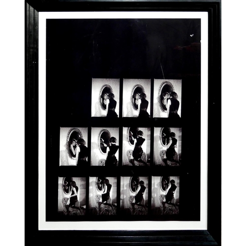 87 - AMANDA ELIASCH, A SET OF ELEVEN BLACK AND WHITE PHOTOGRAPHIC PRINTS FRAMED AS ONE
Continuous series,... 