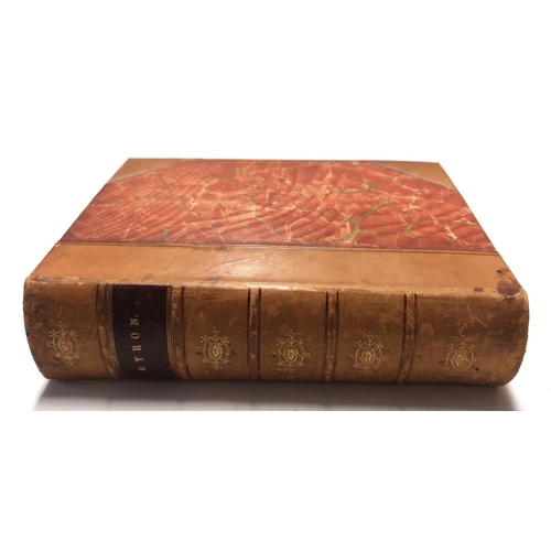 311 - LORD BYRON, A LATE 19TH CENTURY LEATHER BOUND HARDBACK BOOK
Titled ‘The Poetical Works of Lord Byron... 