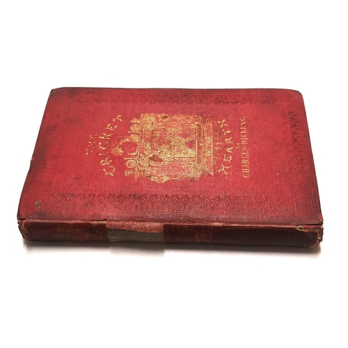 322 - CHARLES DICKENS, A FIRST EDITION HARDBACK BOOK
Titled 'The Cricket Hearth’, dated 1846, published by... 