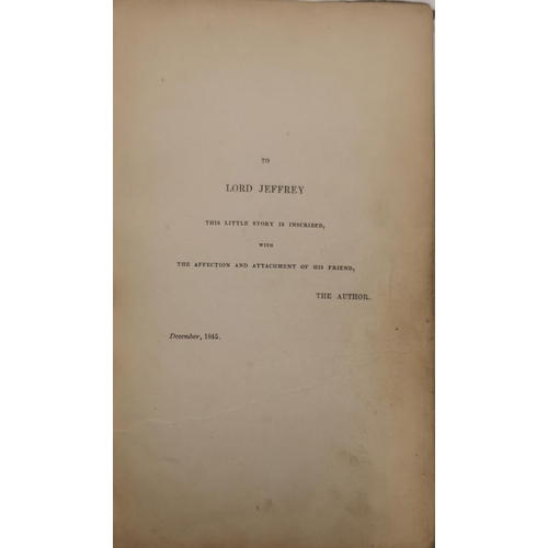 322 - CHARLES DICKENS, A FIRST EDITION HARDBACK BOOK
Titled 'The Cricket Hearth’, dated 1846, published by... 