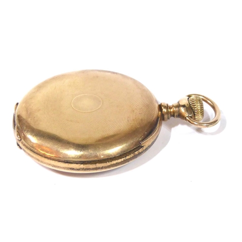 501 - AN EARLY 20TH CENTURY GOLD PLATED GENT'S POCKET WATCH
Open face with screw mechanism, together with ... 