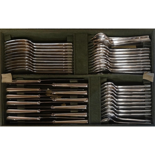 501A - CHRISTOFLE, AN EARLY 20TH CENTURY FRENCH SILVER PLATED CANTEEN OF CUTLERY
147 piece set for twelve, ... 