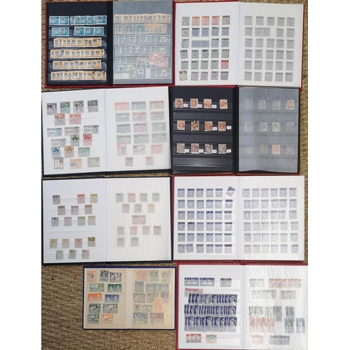 998 - A COLLECTION OF STAMPS CONTAINED IN STOCK BOOKS AND ALBUMS, RELATING TO GREAT BRITAIN AND COMMONWEAL... 