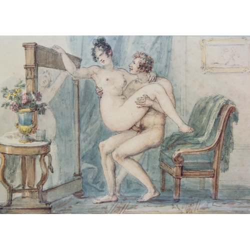 991 - AFTER PAUL-MARC-JOSEPH CHENAVARD, 1807 - 1895, A SET OF FOUR MODERN EROTIC PRINTS
Titled 'The Three ... 