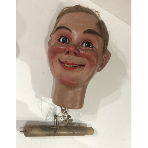 238 - AN EARLY 20TH CENTURY VENTRILOQUIST’S DUMMY.
(without hat 125cm x w 40cm)

Condition: AF
The mechani... 