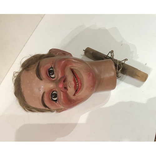 238 - AN EARLY 20TH CENTURY VENTRILOQUIST’S DUMMY.
(without hat 125cm x w 40cm)

Condition: AF
The mechani... 