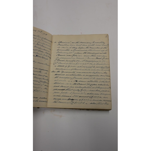 506 - HIGH WYCOMBE AND DISTRICT NURSING INSTITUTION, MS MINUTE BOOK, 1913 – 1919, 
8 vols, 220pp, wartime ... 