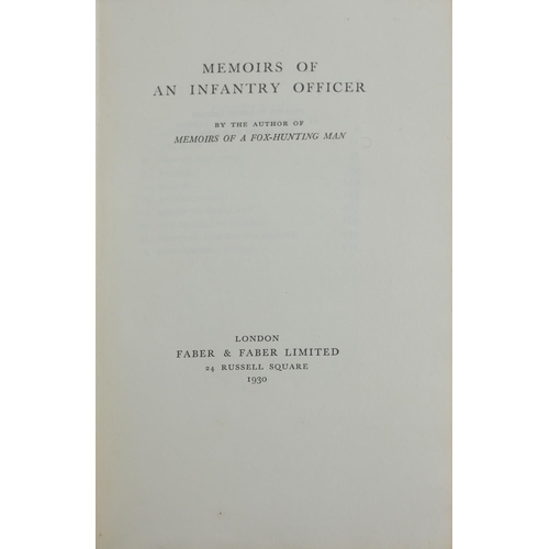 509A - SASSOON, 'MEMORIES OF AN INFANTRY OFFICER'
Blue Buchram octavo, signed by Sassoon, 404/750.

Conditi... 