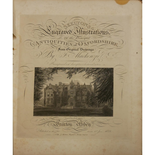 510 - SKELETON’S ENGRAVED ILLUSTRATIONS OF THE PRINCIPLE ANTIQUITITES OF OXFORDSHIRE, 1823, FOLIO.

Condit... 