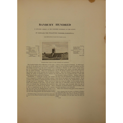 510 - SKELETON’S ENGRAVED ILLUSTRATIONS OF THE PRINCIPLE ANTIQUITITES OF OXFORDSHIRE, 1823, FOLIO.

Condit... 