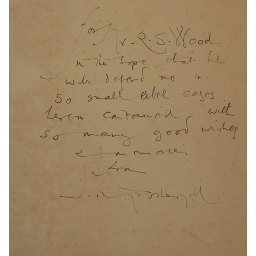 533 - JOHN FOTHERGILL, ‘AN INKEEPER’S DIARY, CHATTO & WINDOWS’, 1931
Signed and inscribed by the famous Th... 