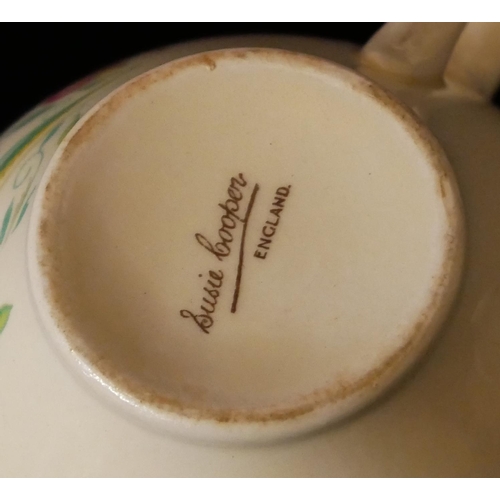 771 - SUSIE COOPER, AN ART DECO POTTERY TEA SERVICE
Comprising six cups and saucers, six side plates, brea... 