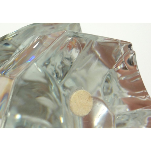 786 - BACCARAT, A LARGE LEAD CRYSTAL GLASS SCULPTURE OF A FALCON
In standing pose, bearing engraved mark t... 