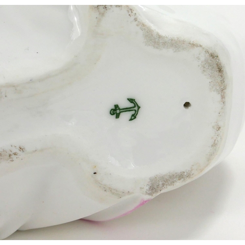 794 - AN EARLY 20TH CENTURY PARIS FACTORY HARD PASTE PORCELAIN LADIES’ NOVELTY CHAMBER TABLE CANDLESTICK M... 