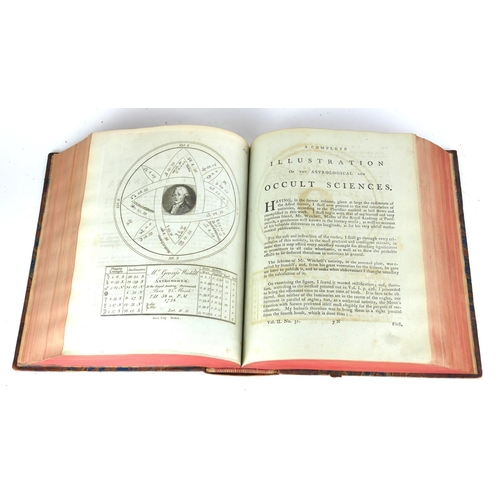 217 - E. SIBLY, ILLUSTRATION OF THE OCCULT SCIENCE, LONDON, 1757
Half tooled leather bound.