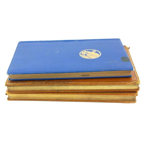 236 - A.A. MILNE, TWO EARLY 20TH CENTURY LEATHER BOUND CHILDREN'S BOOKS
Comprising two monogram edition bo... 