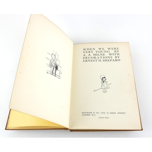 236 - A.A. MILNE, TWO EARLY 20TH CENTURY LEATHER BOUND CHILDREN'S BOOKS
Comprising two monogram edition bo... 