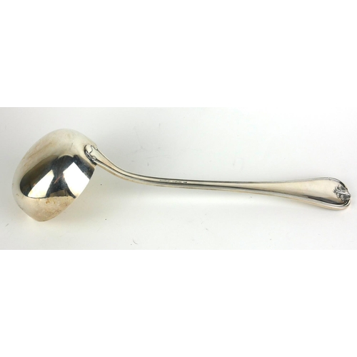 259 - BUCCELATTI, AN EARLY 20TH CENTURY ITALIAN STERLING SILVER SOUP LADLE
Having an embossing leaf design... 