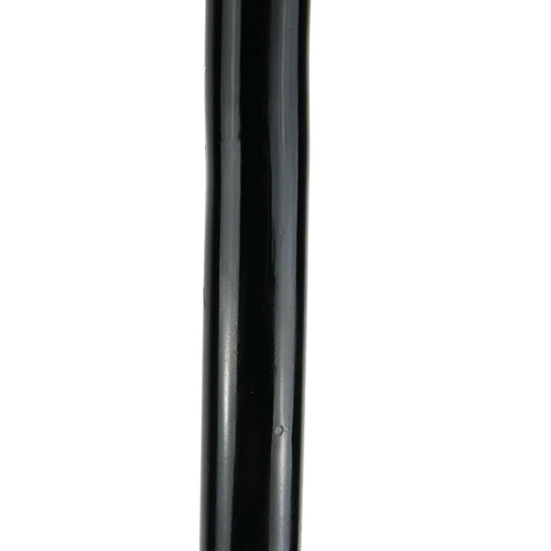 327 - AN EDWARDIAN BRITISH ARMY WHITE METAL AND EBONISED WOOD SWORD STICK
The finial cast with the regimen... 