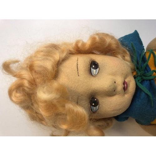 405a - A VINTAGE LENCI FELT DOLL.
(50cm)