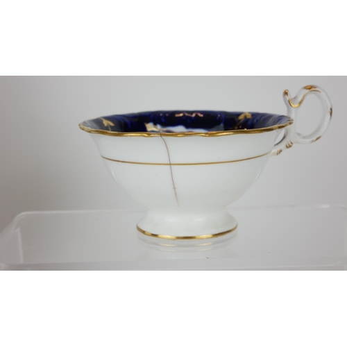 432A - WITHDRAWN
AN EARLY 19TH CENTURY ENGLISH PORCELAIN TEA SERVICE
Having a wide Royal blue border with g... 