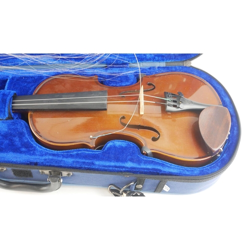 468a - STENTOR, A 20TH CENTURY QUARTER SIZE VIOLIN
Bearing internal label 'The Stentor Student 1, Stentor M... 