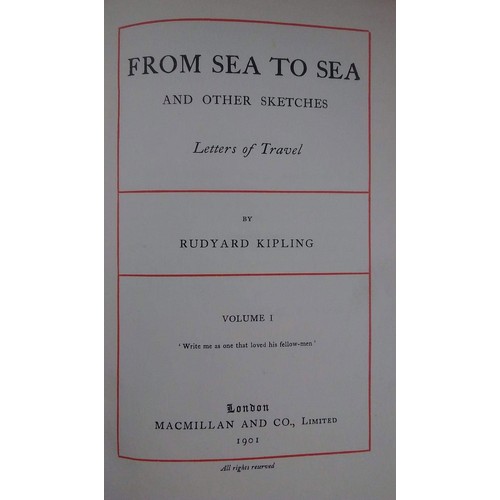 196 - RUDYARD KIPLING, A COLLECTION OF EARLY 20TH CENTURY HARDBACK BOOKS
Titled ‘Stalky and Co. 1950’, ‘Th... 