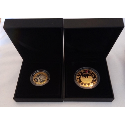 103 - TWO SILVER OLYMPIC COMMEMORATIVE PROOF COINS
2012 five pound coin and a 2008 two pound coin .
(appro... 