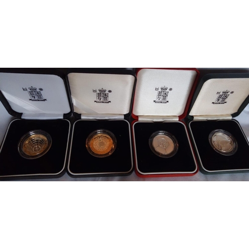 117 - FOUR SILVER COMMEMORATIVE TWO POUND PROOF COINS
Wireless Bridges of The Atlantic, a Celebration of F... 