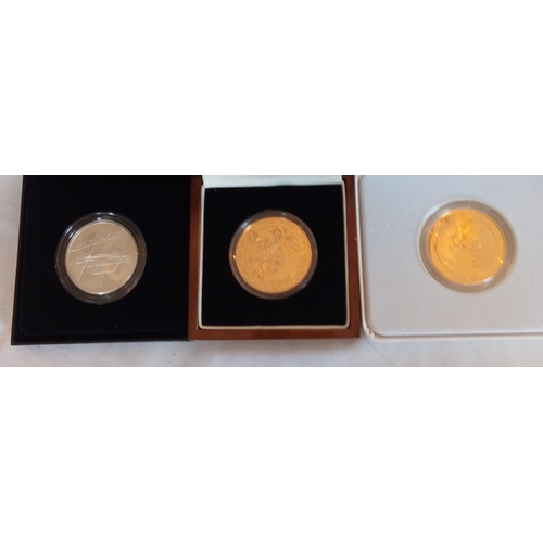 128 - THREE SILVER 1OZ COMMEMORATIVE PROOF COINS, 2020
Pay attention 007, Prince's Arms William and Kate a... 