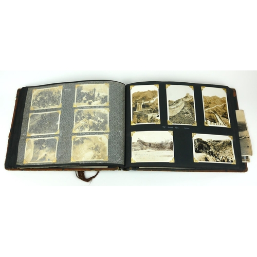 550 - H.M.S. DECOY, CHINA STATION, 1936 - 1939, A PHOTOGRAPH ALBUM 
Containing approximately 120 original ... 