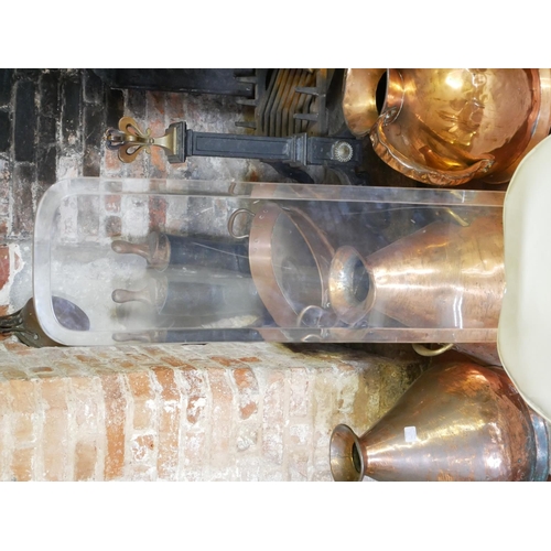 662 - A PAIR OF VINTAGE AMERICAN LUCIDE AND FAUX CREAM LEATHER CHAIRS
With bevelled lucite backs raised on... 