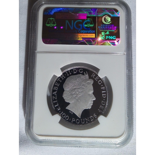 68 - A PLATINUM 1OZ ONE HUNDRED POUND PROOF COIN, DATED 2014
The First World War 100th Anniversary £100 c... 