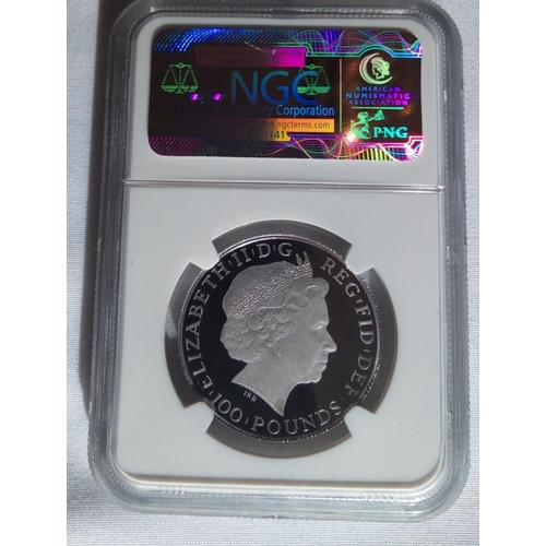 68 - A PLATINUM 1OZ ONE HUNDRED POUND PROOF COIN, DATED 2014
The First World War 100th Anniversary £100 c... 