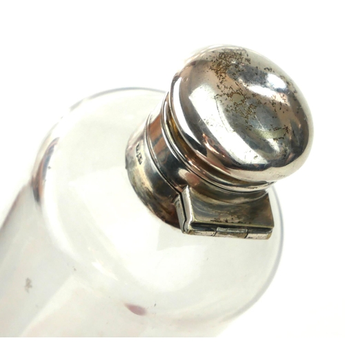 87a - A GENTLEMAN'S GEORGE IV ANTIQUE NOVELTY GLASS HUNTING FLASK
Tapering cylindrical form, original glas... 
