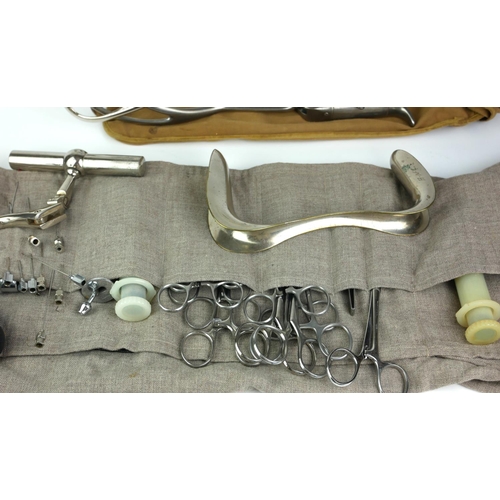 434 - A COLLECTION OF STAINLESS STEEL MEDICAL INSTRUMENTS
Including two pairs of forceps, one marked ‘Brad... 