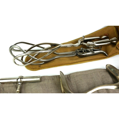 434 - A COLLECTION OF STAINLESS STEEL MEDICAL INSTRUMENTS
Including two pairs of forceps, one marked ‘Brad... 