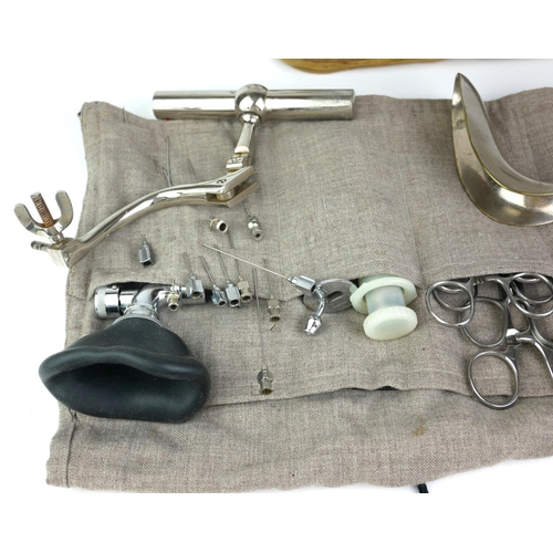 434 - A COLLECTION OF STAINLESS STEEL MEDICAL INSTRUMENTS
Including two pairs of forceps, one marked ‘Brad... 