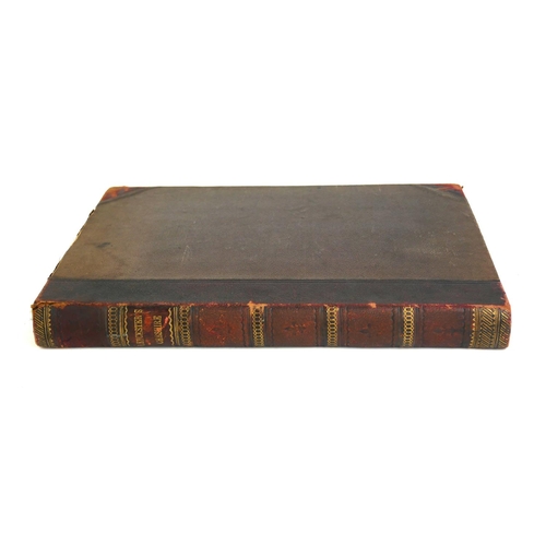 438 - HISTORICAL ANTIQUITIES, A 17TH CENTURY LEATHER BOUND BOOK
Titled 'Historical Antiquities in Two Book... 