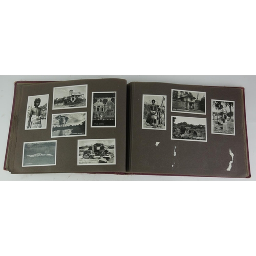 447 - AN ALBUM OF BLACK AND WHITE PHOTOGRAPHIC CARDS OF ETHIOPIA
Titled ‘Fondazione Dell Impero Anno 1x Ma... 