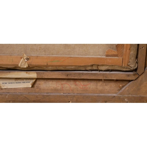 553 - JACQUES OCHS, BELGIAN, 1883 - 1971, OIL ON CANVAS
Ballet dancers, signed and dated 1947.
(frame 59cm... 