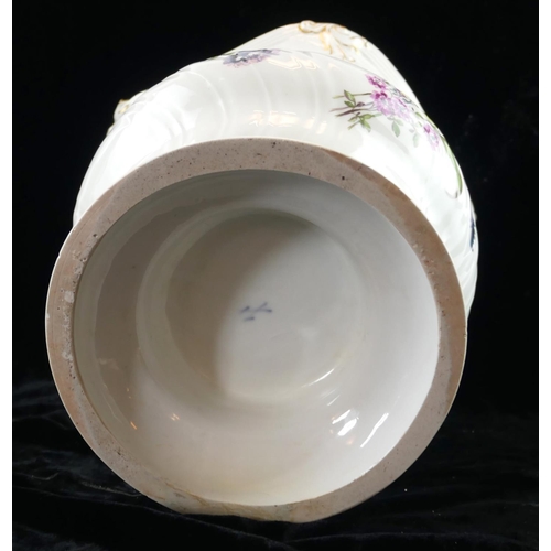 245 - MEISSEN, AN 18TH CENTURY PRE ACADEMIC HARD PASTE PORCELAIN WINE COOLER
Painted with floral sprays an... 