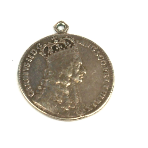 16 - A KING CHARLES II, 1660 - 1685, A SILVER CORONATION MEDAL
By T. Simon, crowned head right, Rev King ... 