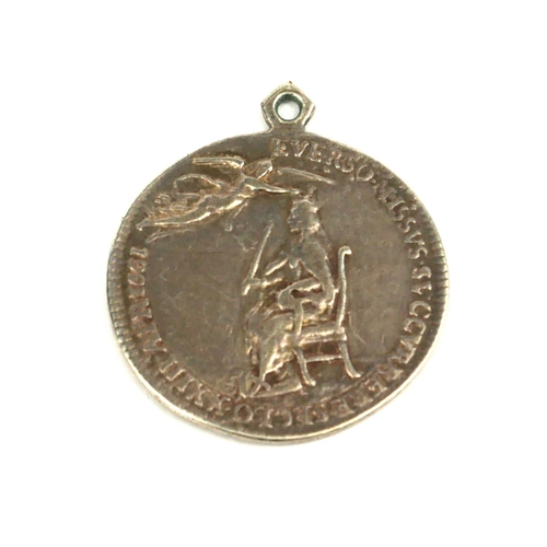 16 - A KING CHARLES II, 1660 - 1685, A SILVER CORONATION MEDAL
By T. Simon, crowned head right, Rev King ... 