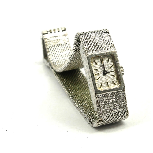31 - ROTARY, A VINTAGE STAINLESS STEEL LADIES’ WRISTWATCH
Having a rectangular dial.
(5cm x 1cm)

Conditi... 