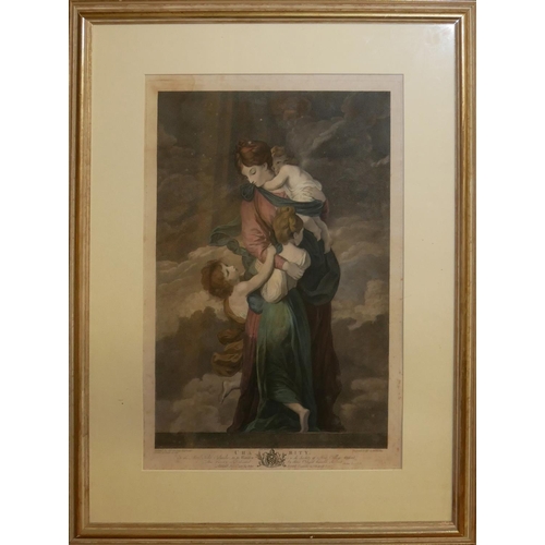 502 - AFTER LANDSEER, MID 19TH CENTURY STEEL ENGRAVING, CIRCA 1850
A happy family, after Sir Joshua Reynol... 