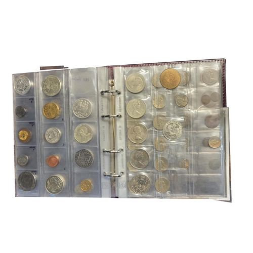 43a - TWO ALBUMS OF 19TH CENTURY BRITISH AND FOREIGN COINS
Including American Half Dollar silver coins, co... 