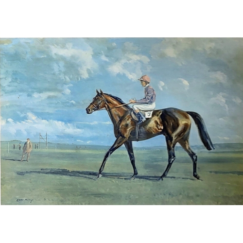 483 - AFTER ORIGINAL PAINTING BY KEITH MONEY, BRIGADIER GERARD, HORSE OF THE YEAR, 1972
Ridden by Joe Merc... 